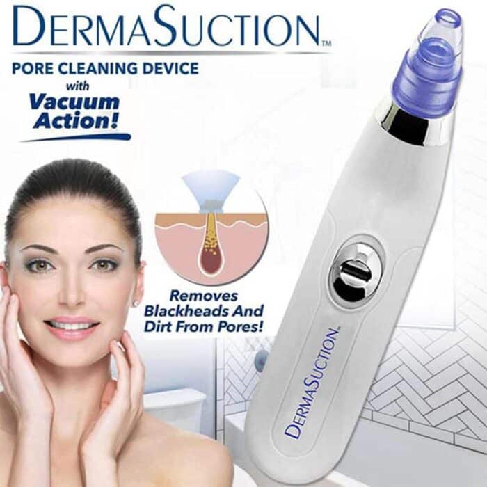 Derma suction Blackhead Remover Vacuum Acne Cleaner Black