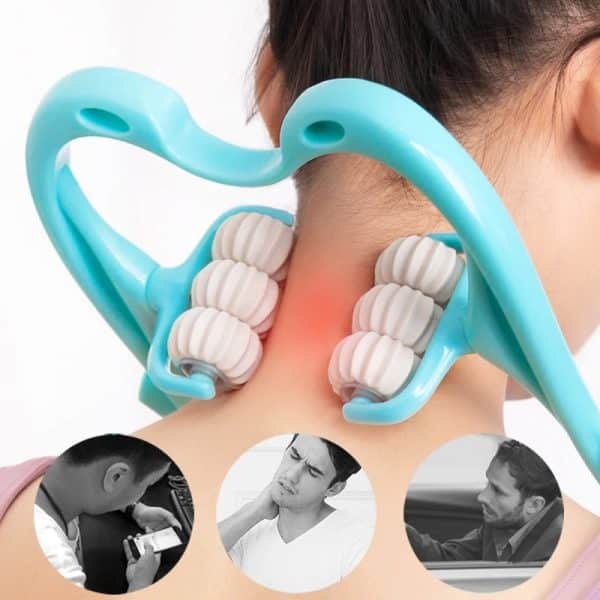 Wheel Pressure Point Neck Massager