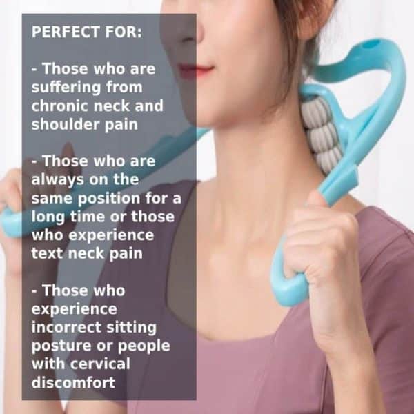 Wheel Pressure Point Neck Massager