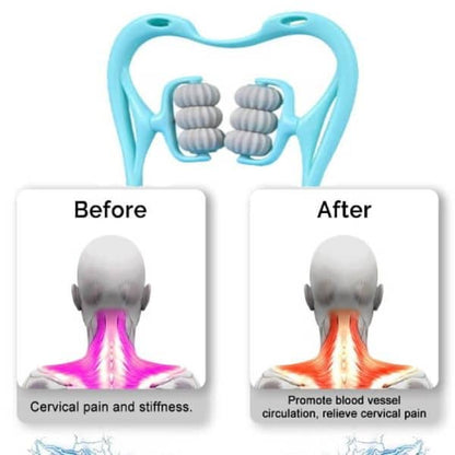 Wheel Pressure Point Neck Massager